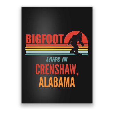 Bigfoot Sighting In Crenshaw Alabama Poster