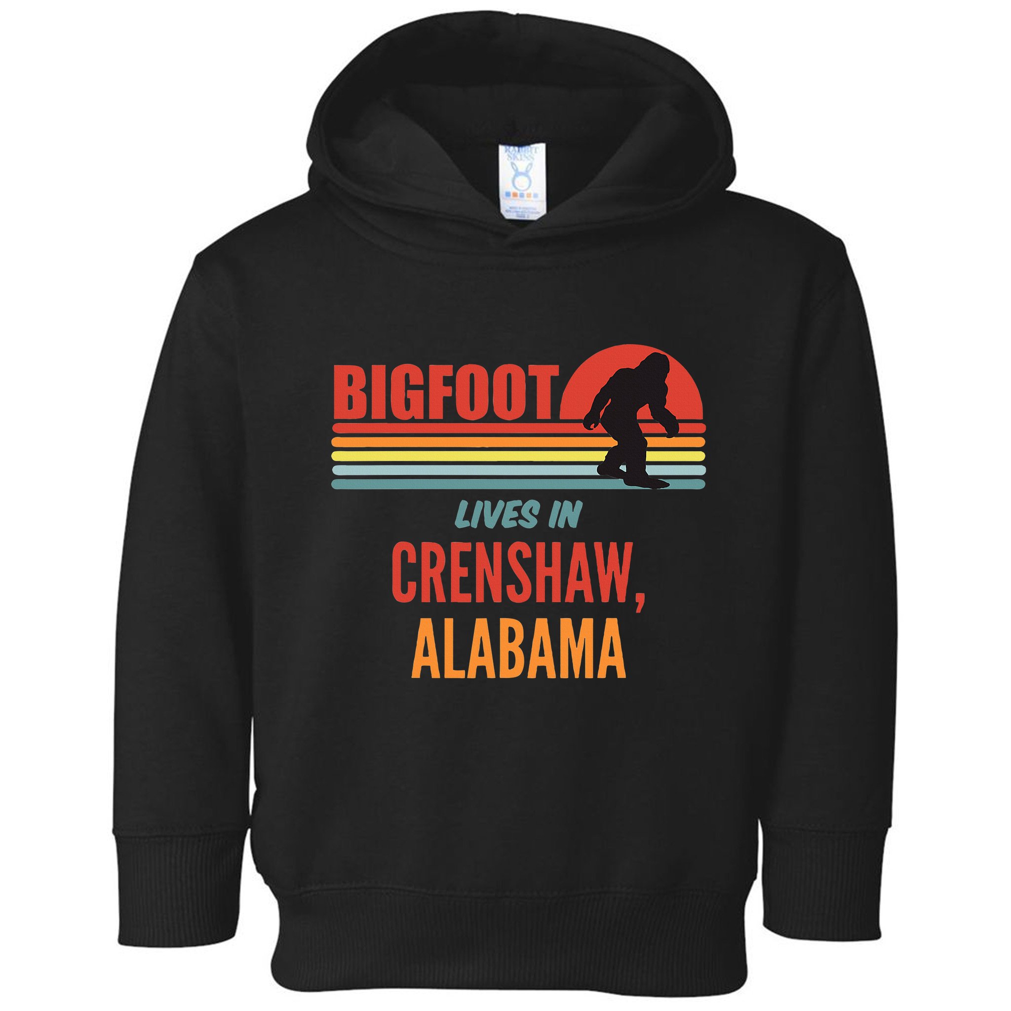 Bigfoot Sighting In Crenshaw Alabama Toddler Hoodie
