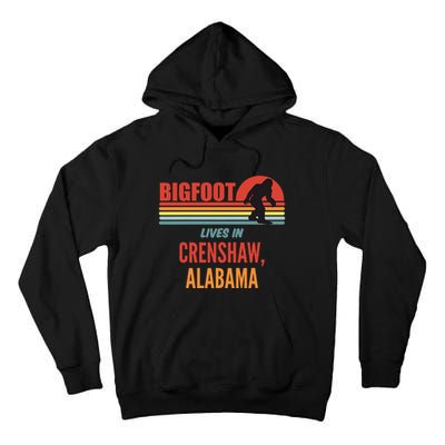 Bigfoot Sighting In Crenshaw Alabama Tall Hoodie