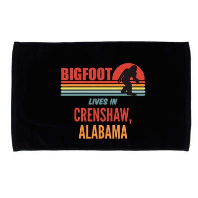 Bigfoot Sighting In Crenshaw Alabama Microfiber Hand Towel