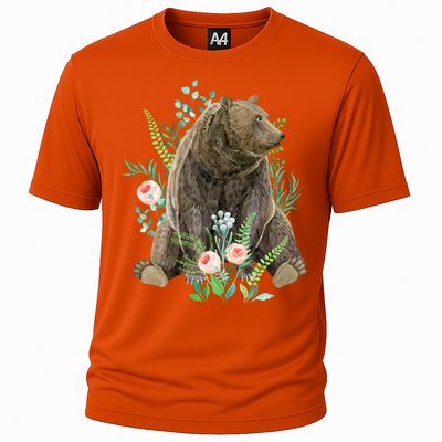 Bear Sitting In The Forest Cooling Performance Crew T-Shirt