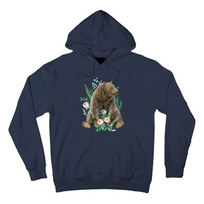 Bear Sitting In The Forest Hoodie