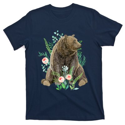 Bear Sitting In The Forest T-Shirt