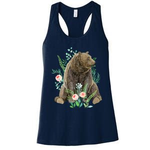 Bear Sitting In The Forest Women's Racerback Tank