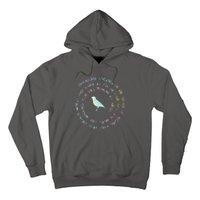 Blackbird Singing In The Dead Of Night Bird Lyrics Hoodie