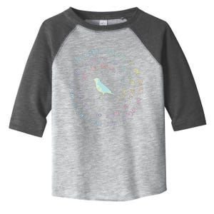 Blackbird Singing In The Dead Of Night Bird Lyrics Toddler Fine Jersey T-Shirt