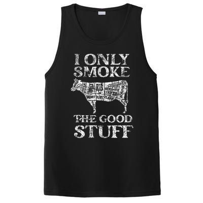 Bbq Smoker I Only Smoke The Good Stuff PosiCharge Competitor Tank