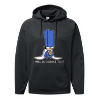 Biscuit Science I Will Do Science To It Performance Fleece Hoodie