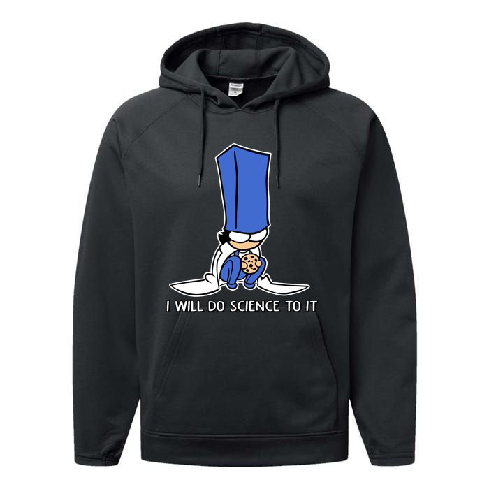 Biscuit Science I Will Do Science To It Performance Fleece Hoodie