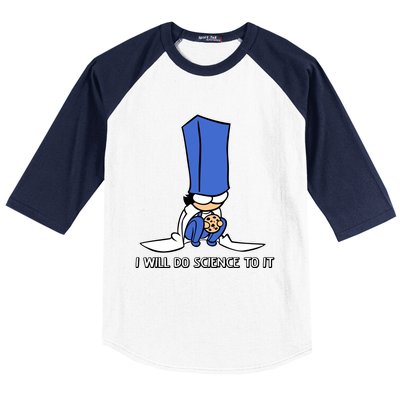 Biscuit Science I Will Do Science To It Baseball Sleeve Shirt