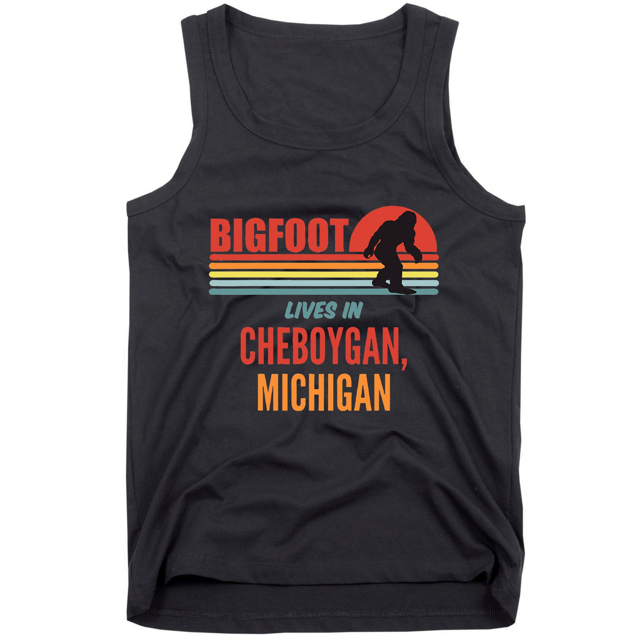 Bigfoot Sighting In Cheboygan Michigan Tank Top