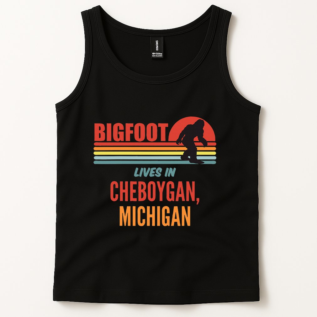 Bigfoot Sighting In Cheboygan Michigan Tank Top