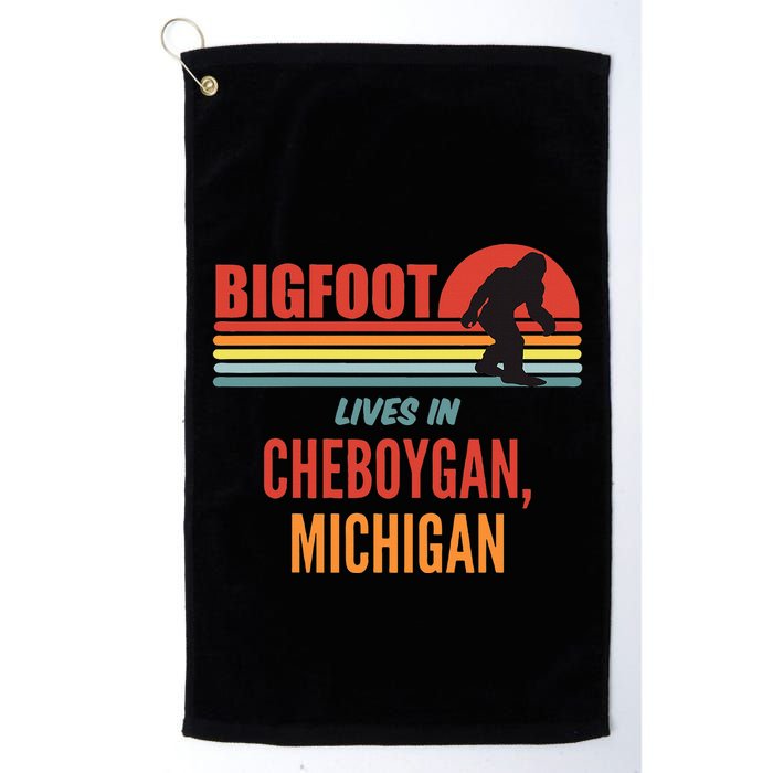 Bigfoot Sighting In Cheboygan Michigan Golf Towel