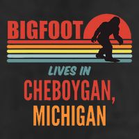 Bigfoot Sighting In Cheboygan Michigan Golf Towel