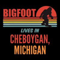 Bigfoot Sighting In Cheboygan Michigan Short Acrylic Beanie
