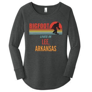 Bigfoot Sighting In Lee Arkansas Women's Perfect Tri Tunic Long Sleeve Shirt