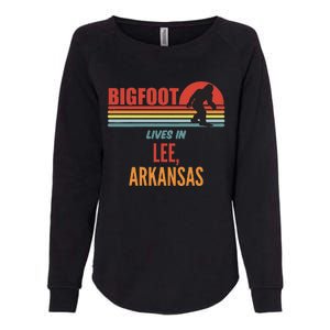 Bigfoot Sighting In Lee Arkansas Womens California Wash Sweatshirt