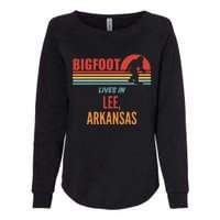 Bigfoot Sighting In Lee Arkansas Womens California Wash Sweatshirt