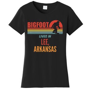 Bigfoot Sighting In Lee Arkansas Women's T-Shirt