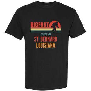 Bigfoot Sighting In St. Bernard Parish Louisiana Garment-Dyed Heavyweight T-Shirt