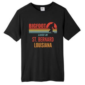 Bigfoot Sighting In St. Bernard Parish Louisiana Tall Fusion ChromaSoft Performance T-Shirt