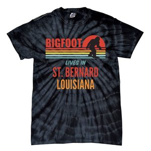 Bigfoot Sighting In St. Bernard Parish Louisiana Tie-Dye T-Shirt