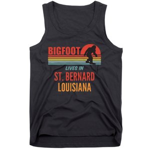 Bigfoot Sighting In St. Bernard Parish Louisiana Tank Top