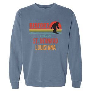 Bigfoot Sighting In St. Bernard Parish Louisiana Garment-Dyed Sweatshirt