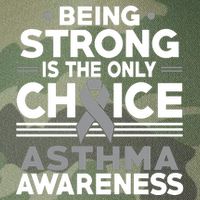 Being Strong Is The Only Choice Asthma Awareness Legacy Tie Dye Trucker Hat