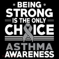 Being Strong Is The Only Choice Asthma Awareness Youth Performance Sprint T-Shirt