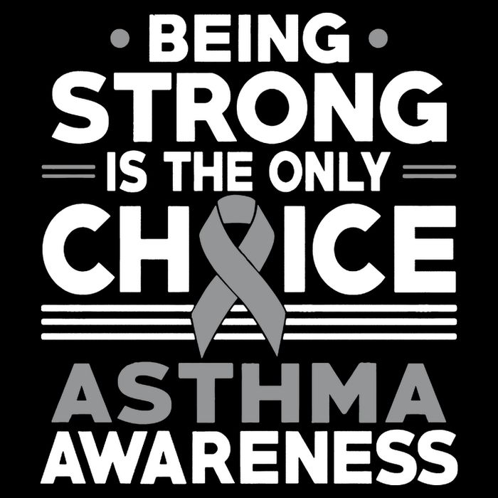 Being Strong Is The Only Choice Asthma Awareness Baby Bodysuit