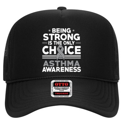 Being Strong Is The Only Choice Asthma Awareness Trucker Hat