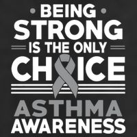 Being Strong Is The Only Choice Asthma Awareness Golf Towel