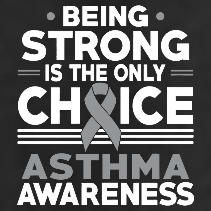 Being Strong Is The Only Choice Asthma Awareness Golf Towel