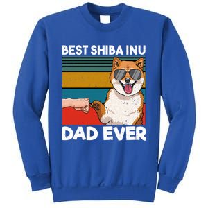 Best Shiba Inu Dad Ever Dog Dad Fist Bump Gift Sweatshirt