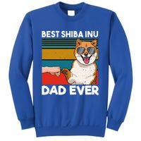 Best Shiba Inu Dad Ever Dog Dad Fist Bump Gift Sweatshirt