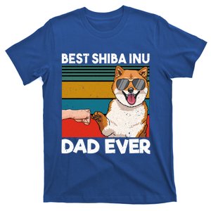 Best Shiba Inu Dad Ever Dog Dad Fist Bump Gift T-Shirt