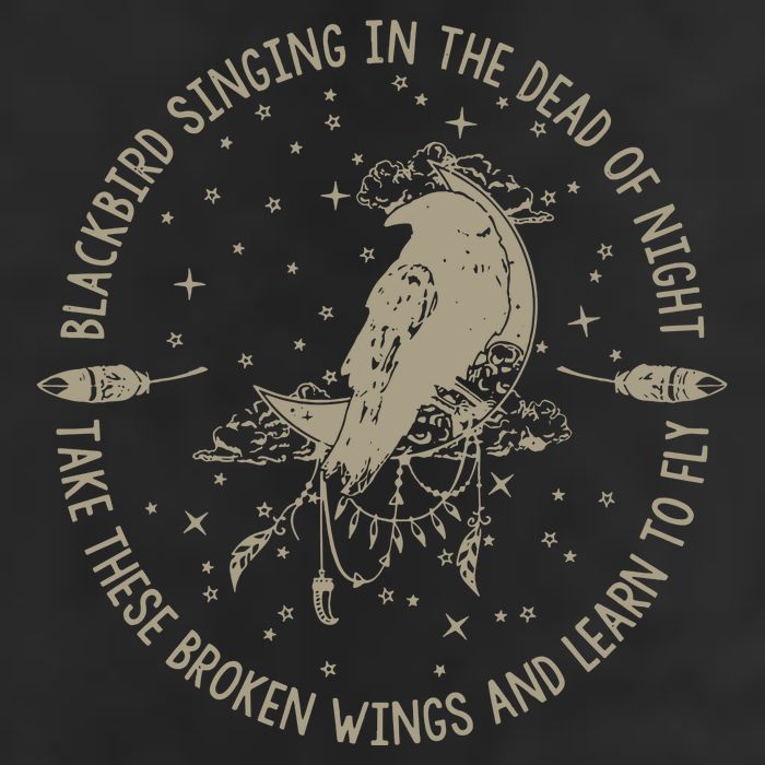 Blackbird Singing In Dead Of The Night Music Lover 11oz C Handle Ceramic Mug