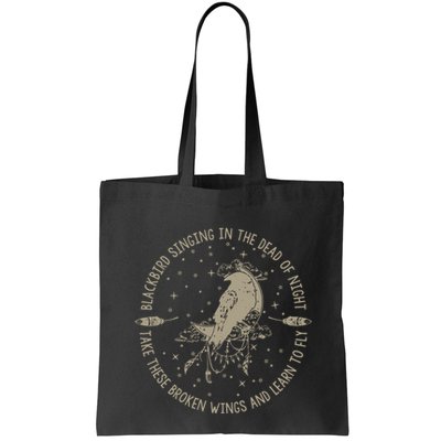 Blackbird Singing In Dead Of The Night Music Lover Bag
