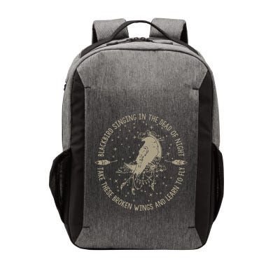 Blackbird Singing In Dead Of The Night Music Lover Vector Backpack