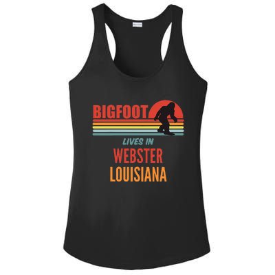 Bigfoot Sighting In Webster Parish Louisiana Ladies PosiCharge Competitor Racerback Tank