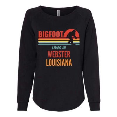 Bigfoot Sighting In Webster Parish Louisiana Womens California Wash Sweatshirt