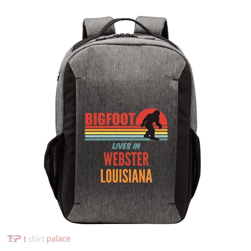 Bigfoot Sighting In Webster Parish Louisiana Vector Backpack
