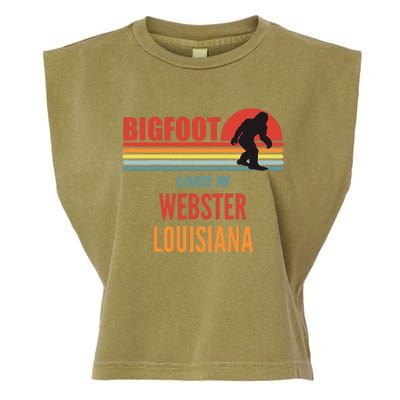 Bigfoot Sighting In Webster Parish Louisiana Garment-Dyed Women's Muscle Tee