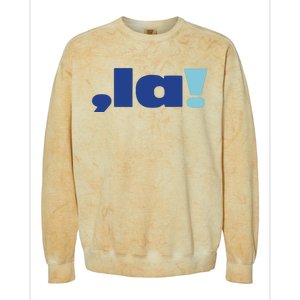 Bittersoutherner Say It 24 La Colorblast Crewneck Sweatshirt