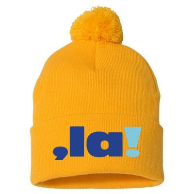 Bittersoutherner Say It 24 La Pom Pom 12in Knit Beanie