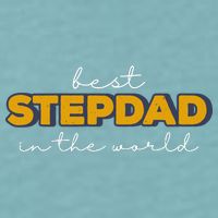Best Stepdad In The World Fathers Day Sueded Cloud Jersey T-Shirt