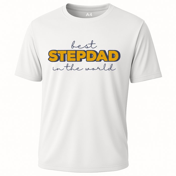 Best Stepdad In The World Fathers Day Cooling Performance Crew T-Shirt