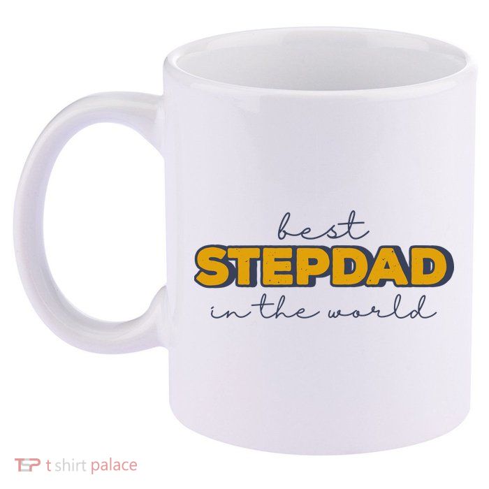 Best Stepdad In The World Fathers Day 11oz C Handle Ceramic Mug