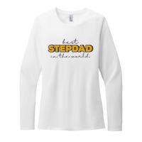 Best Stepdad In The World Fathers Day Womens CVC Long Sleeve Shirt